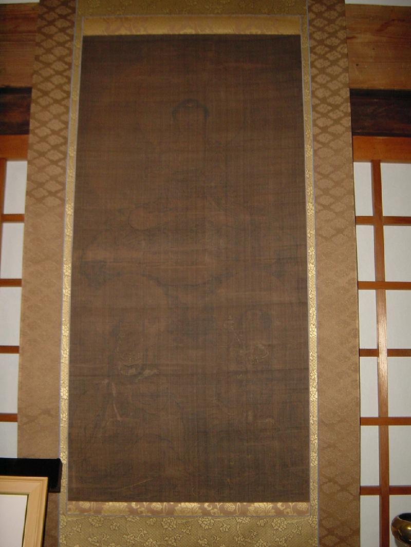 釈迦三尊図(大願寺 阪南市指定文化財)