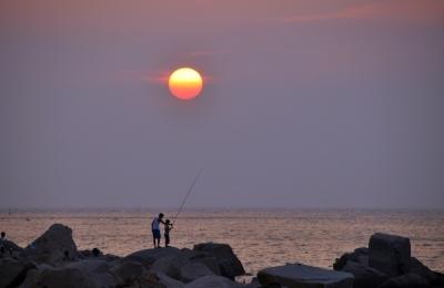 里海公園7_夕陽