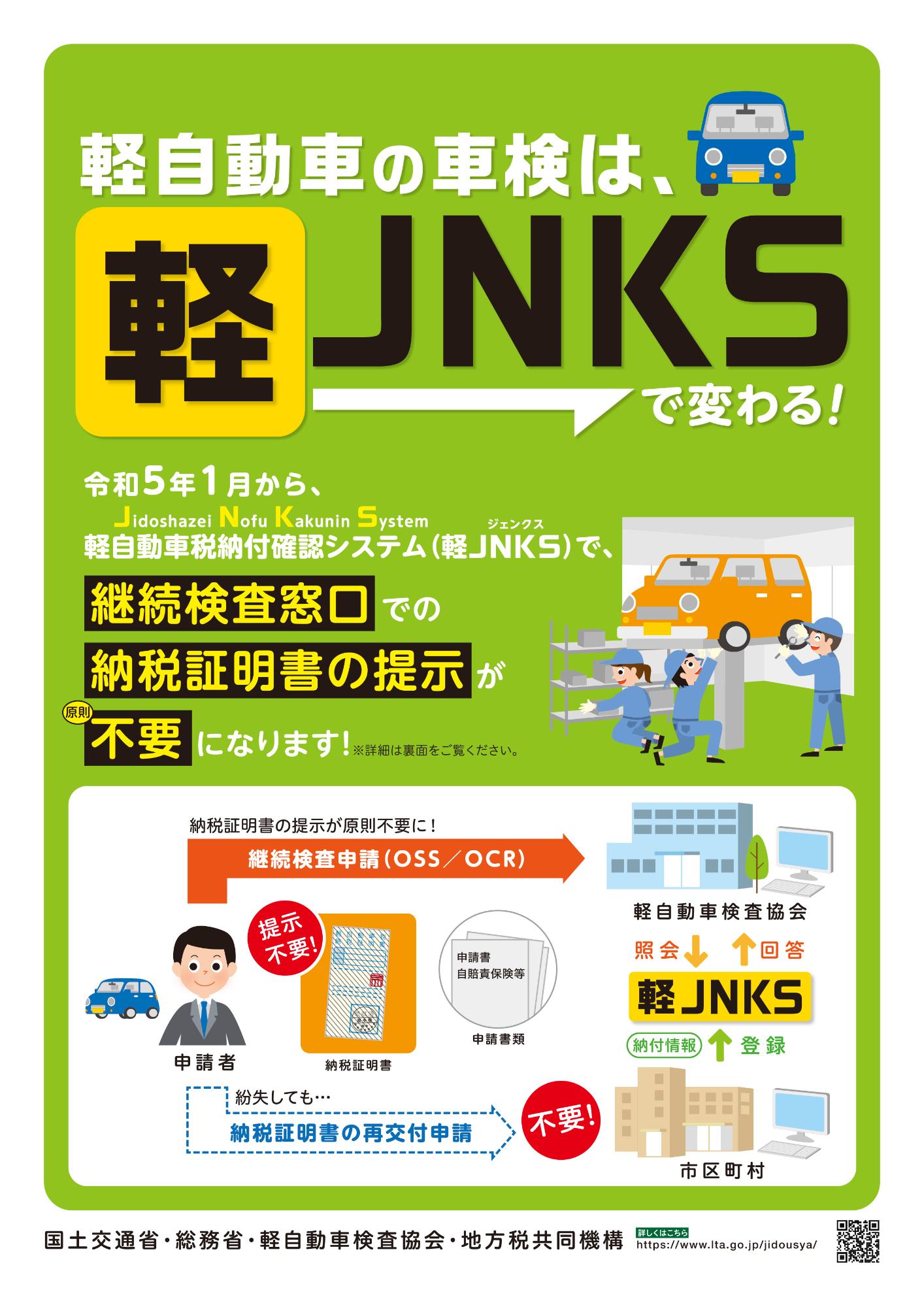 軽JNKS（ケイジェンクシ）について（１）